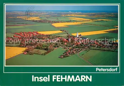 AK / Ansichtskarte Petersdorf_Fehmarn Fliegeraufnahme Petersdorf Fehmarn