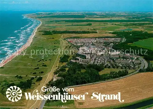 AK / Ansichtskarte Weissenhaeuser_Strand Fliegeraufnahme Weissenhaeuser_Strand