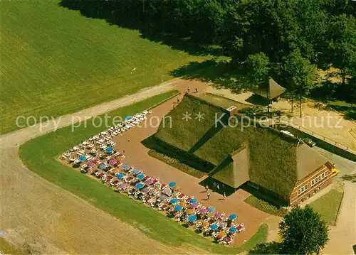 AK / Ansichtskarte Wilsede_Lueneburger_Heide Witthoefts Gasthof Fliegeraufnahme Wilsede_Lueneburger_Heide