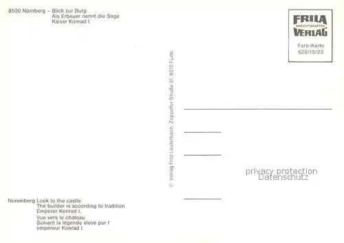 AK / Ansichtskarte Nuernberg Fliegeraufnahme mit Burg Nuernberg