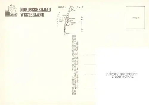 AK / Ansichtskarte Westerland_Sylt Fliegeraufnahme Westerland_Sylt