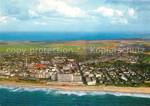 AK / Ansichtskarte Westerland_Sylt Fliegeraufnahme Westerland_Sylt