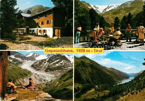 AK / Ansichtskarte Gepatschhaus Kaunertalstausee Fluchtkogel Ehrichspitze  Gepatschhaus
