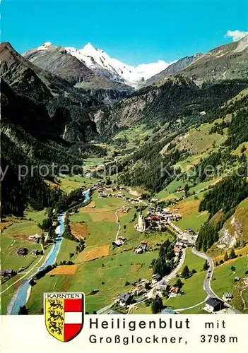 AK / Ansichtskarte Heiligenblut_Kaernten Grossgockner Fliegeraufnahme Heiligenblut Kaernten