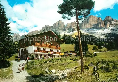 AK / Ansichtskarte Carezza Albergo Rifugio Moser Alm Karersee  Carezza