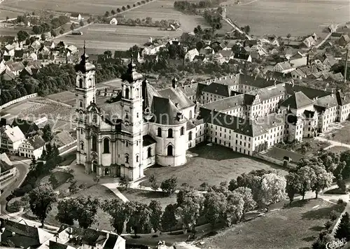 AK / Ansichtskarte Ottobeuren Reichsabtei Fliegeraufnahme Ottobeuren