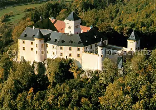 AK / Ansichtskarte Heiligenstadt_Oberfranken Schloss Greifenstein Fliegeraufnahme Heiligenstadt_Oberfranken