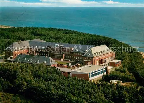 AK / Ansichtskarte Insel_Foehr Sanatorium Utersum BfA Fliegeraufnahme Insel_Foehr