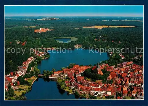 AK / Ansichtskarte Moelln_Lauenburg Fliegeraufnahme Moelln_Lauenburg