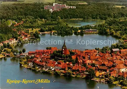 AK / Ansichtskarte Moelln_Lauenburg Fliegeraufnahme Moelln_Lauenburg