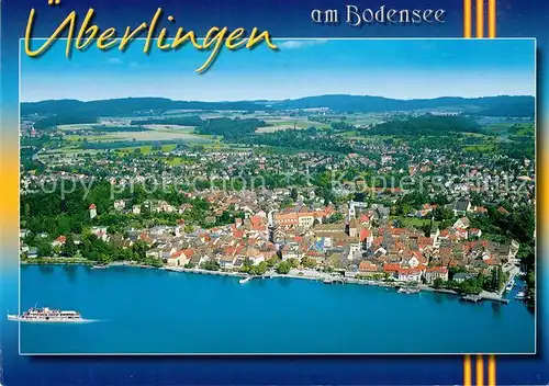 AK / Ansichtskarte ueberlingen_Bodensee Fliegeraufnahme ueberlingen Bodensee