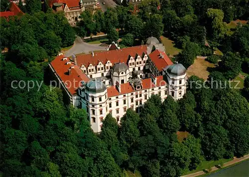 AK / Ansichtskarte Celle_Niedersachsen Schloss Fliegeraufnahme Celle_Niedersachsen