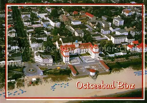 AK / Ansichtskarte Binz_Ruegen Fliegeraufnahme Binz_Ruegen