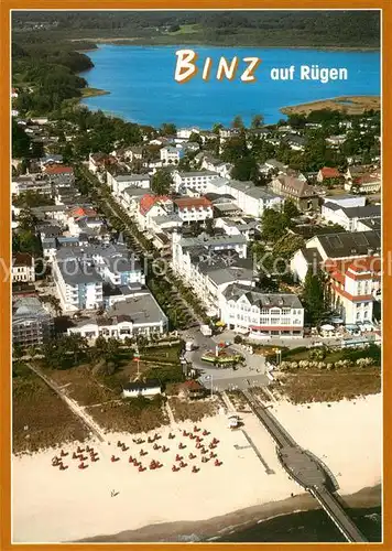 AK / Ansichtskarte Binz_Ruegen Fliegeraufnahme Binz_Ruegen