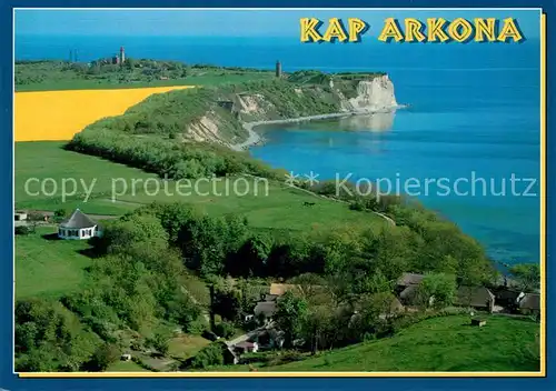 AK / Ansichtskarte Kap_Arkona Fliegeraufnahme mit dem Fischerdorf Vitt Kap_Arkona