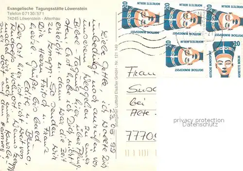 AK / Ansichtskarte Loewenstein Fliegeraufnahme mit Ev Tagungsstaette Loewenstein Loewenstein