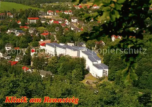 AK / Ansichtskarte Tabarz Klinik am Rennsteig Fliegeraufnahme Tabarz