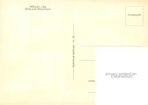 AK / Ansichtskarte Moelln_Lauenburg Blick vom Wasserturm Moelln_Lauenburg