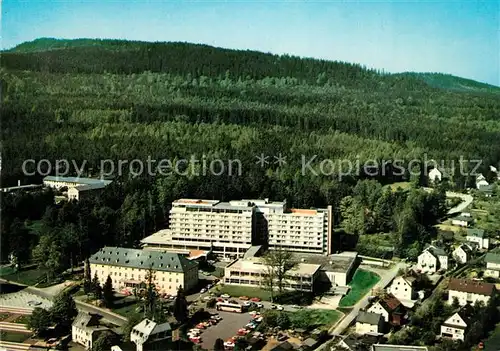 AK / Ansichtskarte Bad_Alexandersbad Fliegeraufnahme Kur Sporthotel Bad_Alexandersbad