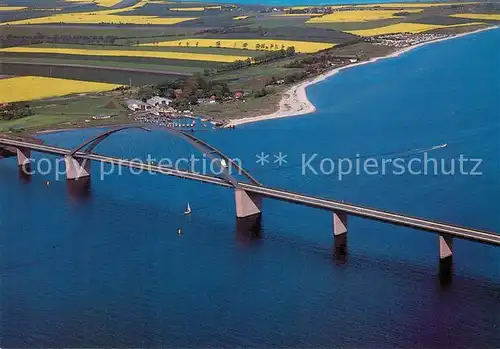 AK / Ansichtskarte Fehmarnsundbruecke Fliegeraufnahme 