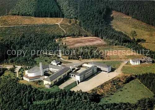 AK / Ansichtskarte Altenhundem Fliegeraufnahme Missionshaus Maria Koenigin Altenhundem