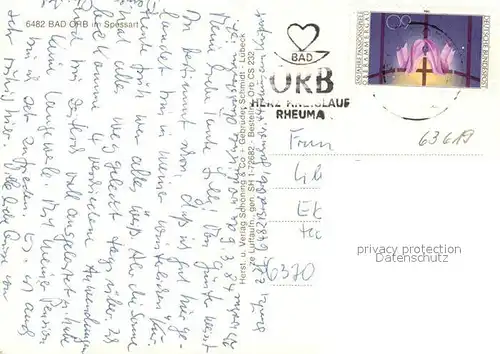 AK / Ansichtskarte Bad_Orb Fliegeraufnahme Bad_Orb