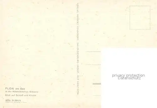 AK / Ansichtskarte Ploen_See Fliegeraufnahme Schloss Kirche Ploen_See
