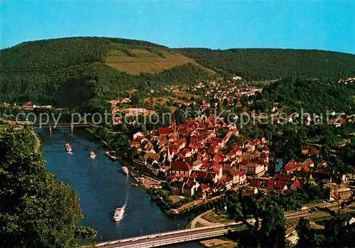AK / Ansichtskarte Neckargemuend Fliegeraufnahme Neckargemuend
