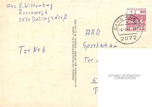 AK / Ansichtskarte Schleswig_Holstein Fliegeraufnahme Seenpanoramakarte Schleswig_Holstein