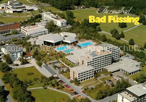 AK / Ansichtskarte Bad_Fuessing Fliegeraufnahme Klinik Niederbayern Bad_Fuessing