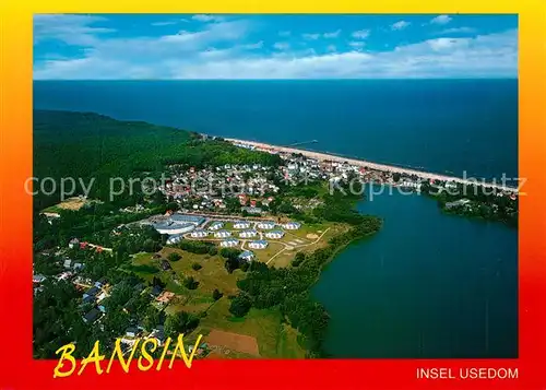 AK / Ansichtskarte Bansin_Ostseebad Fliegeraufnahme Bansin_Ostseebad