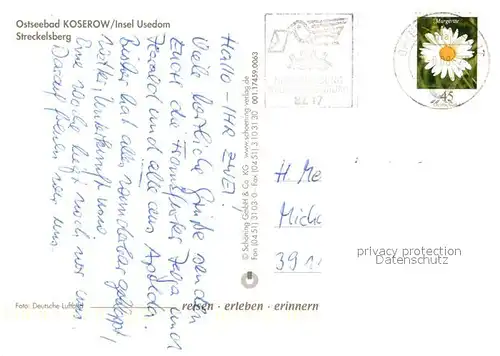 AK / Ansichtskarte Koserow_Ostseebad_Usedom Fliegeraufnahme Streckelsberg Koserow_Ostseebad_Usedom