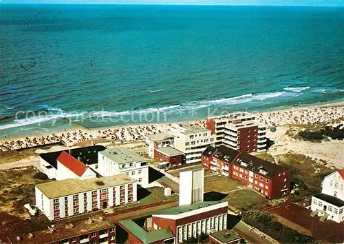 AK / Ansichtskarte Wangerooge_Nordseebad Fliegeraufnahme Wangerooge_Nordseebad
