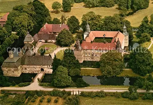 AK / Ansichtskarte Herbern Fliegeraufnahme Schloss Westerwinkel Herbern
