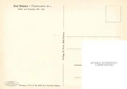 AK / Ansichtskarte Bad_Steben Fliegeraufnahme Bad_Steben