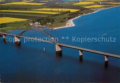 AK / Ansichtskarte Fehmarnsundbruecke Fliegeraufnahme 
