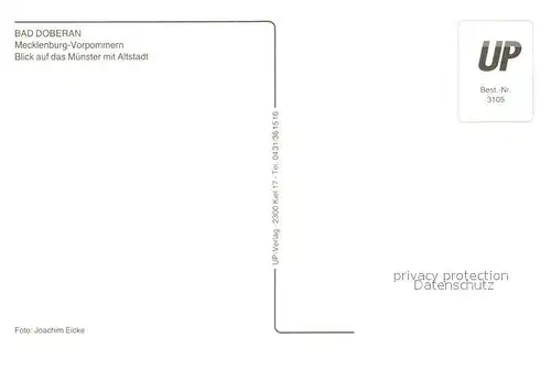 AK / Ansichtskarte Bad_Doberan Fliegeraufnahme Muenster Bad_Doberan