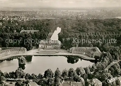 AK / Ansichtskarte Benrath Fliegeraufnahme Schloss Benrath