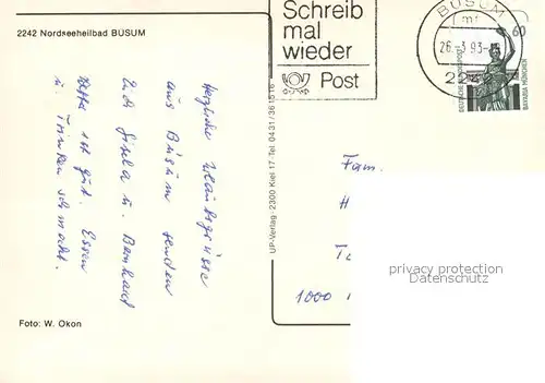 AK / Ansichtskarte Buesum_Nordseebad Fliegeraufnahme Buesum_Nordseebad