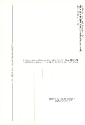 AK / Ansichtskarte Menzenschwand Fliegeraufnahme Menzenschwand