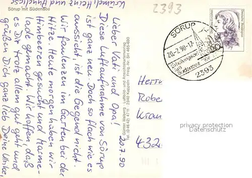 AK / Ansichtskarte Soerup Fliegeraufnahme Soerup