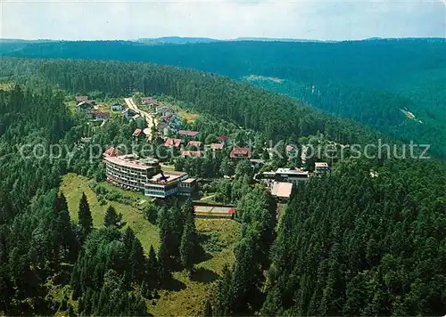 AK / Ansichtskarte Wildbad_Schwarzwald Fliegeraufnahme Sommerberghotel Wildbad_Schwarzwald