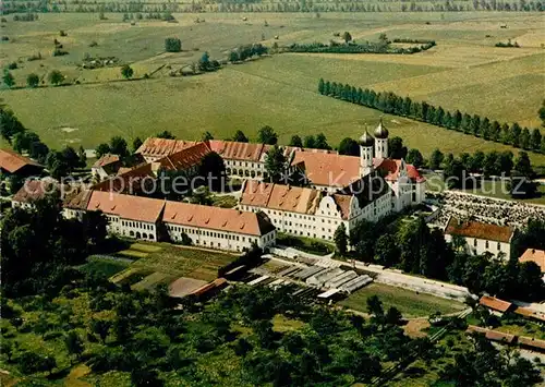 AK / Ansichtskarte Benediktbeuern Fliegeraufnahme Salesianerkloster Benediktbeuern