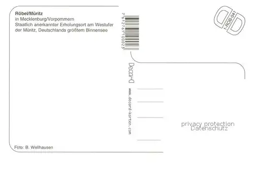 AK / Ansichtskarte Roebel_Mueritz Fliegeraufnahme Roebel Mueritz