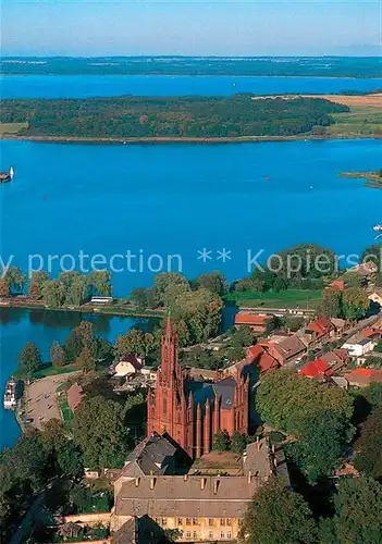 AK / Ansichtskarte Malchow Fliegeraufnahme Klosterkirche Orgelmuseum Malchow