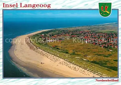 AK / Ansichtskarte Langeoog_Nordseebad Fliegeraufnahme Langeoog_Nordseebad