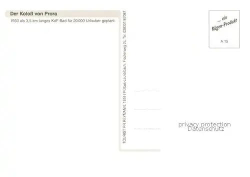 AK / Ansichtskarte Prora Fliegeraufnahme Koloss Prora