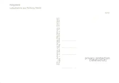 AK / Ansichtskarte Helgoland Fliegeraufnahme Helgoland