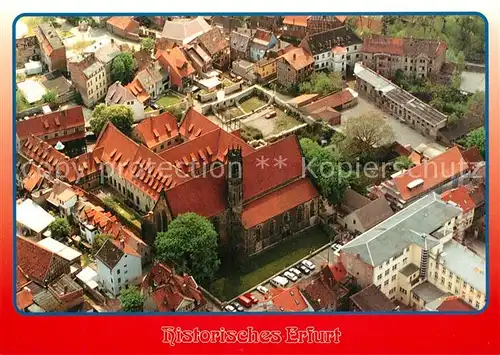 AK / Ansichtskarte Erfurt Fliegeraufnahme Augustinerkloster Klosterzelle Martin Luther Erfurt