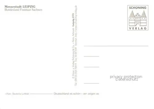 AK / Ansichtskarte Leipzig Fliegeraufnahme Neues Rathaus Leipzig